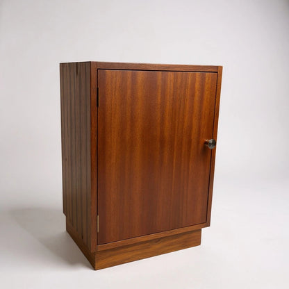 Vintage Mid Century Modern Bedside Cabinet – Dragon Scale Pattern
