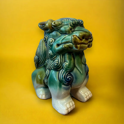 Vintage 1960s Ceramic Foo Dog