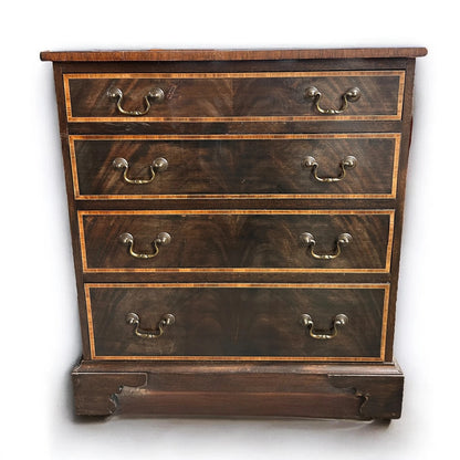 Mid Century Modern English Walnut Chest of Drawers