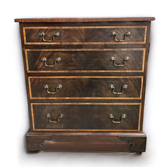 Mid Century Modern English Walnut Chest of Drawers