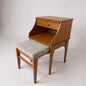Mid Century Modern Chippy Heath Telephone Seat Table Bench