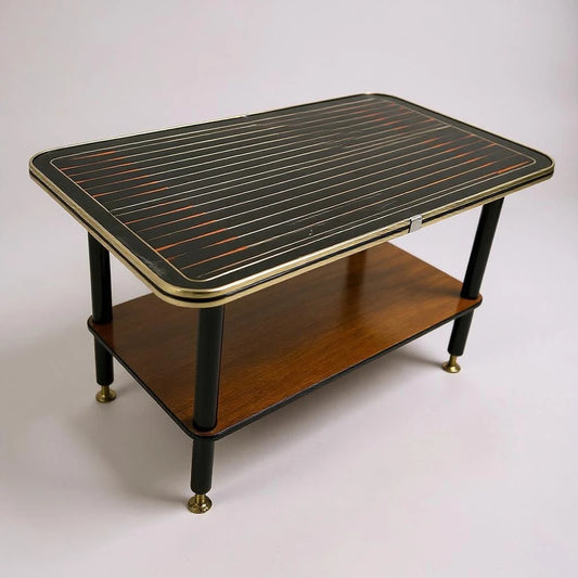 Mid Century Atomic Backgammon Coffee Table