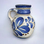 Mid Century West German Bay Keramik Blue Jug