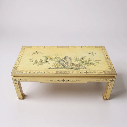 Vintage Chinese Hardwood Coffee Table – Handcrafted Oriental Design