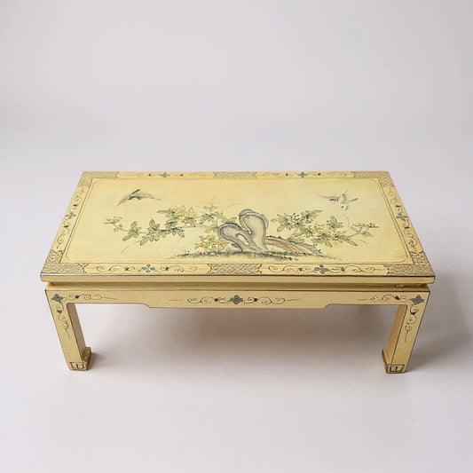 Vintage Chinese Hardwood Coffee Table – Handcrafted Oriental Design
