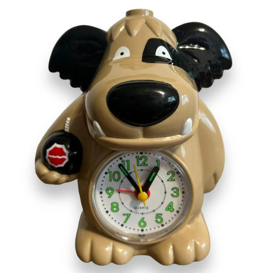 Vintage 1960s Wacky Races Muttley Dog Alarm Clock