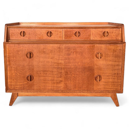 Vintage White & Newton Sideboard – Compact Mid-Century Oak Credenza