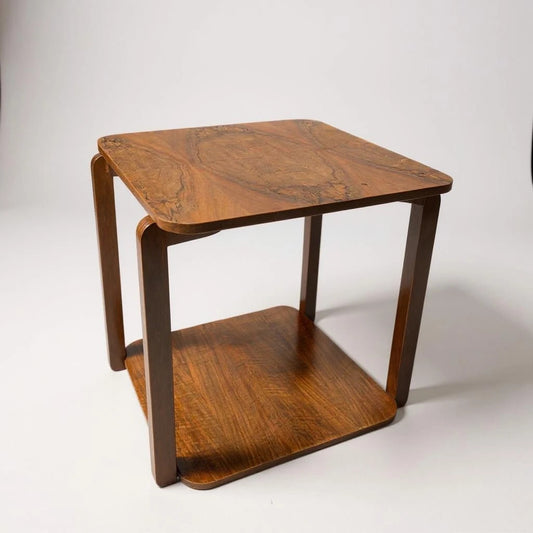 1930s Art Deco Walnut Drinks Trolley – Vintage Bar Cart