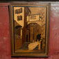 Vintage 1970s Italian Inlaid Wood Marquetry Picture Frame