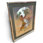 Mid Century Michelle Emblem Poppy Fairy Foil Painting