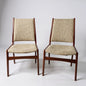 Pair of Danish Mid Century Modern Dining Chairs – Teak Frame