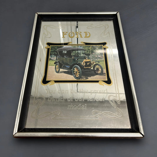Vintage 1970s Ford Wall Mirror