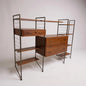 Mid Century Modern Ladderax Shelving Unit | Staples Modular Wall System