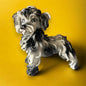 Mid Century Italian Ceramic Spaghetti Haired Scruffy Scottie Terrier Dog