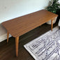 Mid Century Formica Maple Coffee Table