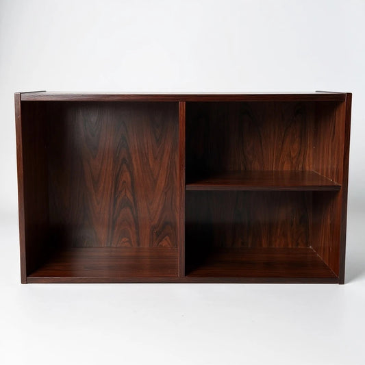 Poul Hundevad Rosewood Display Unit – Danish Mid Century Modern Bookcase Shelving 1960s