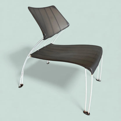 Ikea PS Hasslo Chair – Vintage 1990s Scandinavian Furniture With White Metal Legs