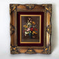 Vintage 1960s Still Life Flowers Art Painting