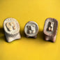 Mid Century Soapstone Set of 3 Lion Sculptures