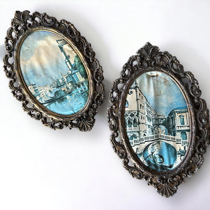 Vintage 80s Victorian Art Gilt Frames