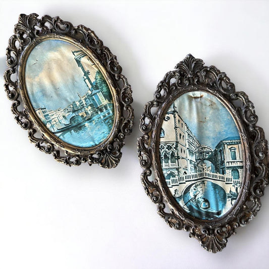 Vintage 80s Victorian Art Gilt Frames