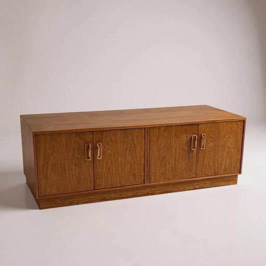 1960s G Plan Teak Low Sideboard – Mid-Century Modern Credenza Storage Unit