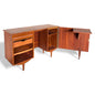 Metamorphic Danish Desk – Mid-Century Teak Convertible Cabinet