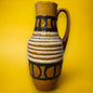 Mid Century West German Fat Lava Vase