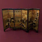 Vintage 1980s Chinese mini folding screen