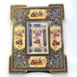 Vintage 1950s Persian Khatam Watercolour Framed Art