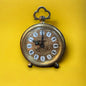 Vintage 1960s West German Brass Alarm Clock