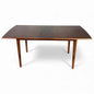 Mid Century Dining Table - Alfred Cox Extending Solid Wood Table, Vintage Style