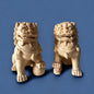 Vintage 1960s Foo Dog Statues