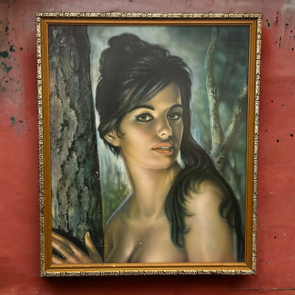 Vintage 1960s Lynch Tina Nude Lady Picture Frame