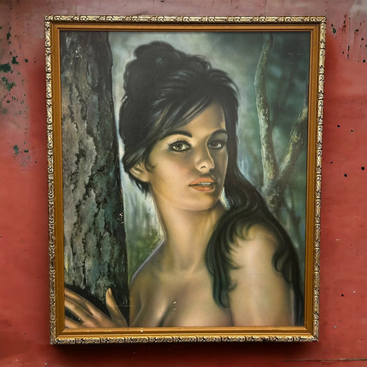 Vintage 1960s Lynch Tina Nude Lady Picture Frame
