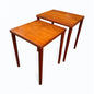 Mid Century Danish Teak Wood Nest of Tables