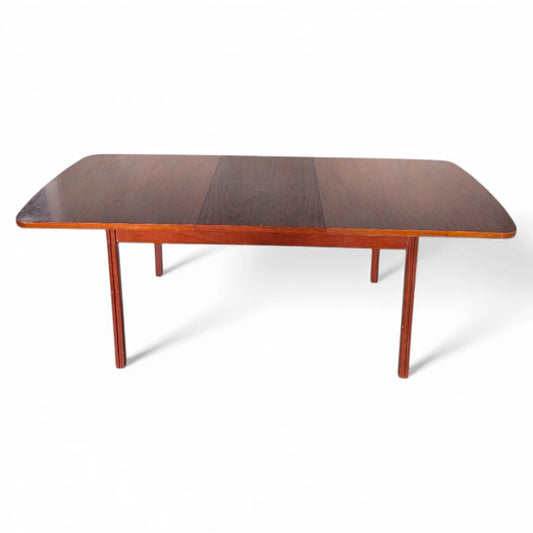 Danish Rosewood Extending Dining Table – Mid-Century