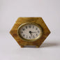 Vintage Art Deco Bakelite Tortoiseshell Octagonal Clock