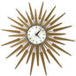 Mid Century Newgate Sunburst Wall Clock
