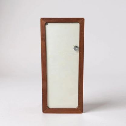 Mid Century modern long danish teak wood mirror