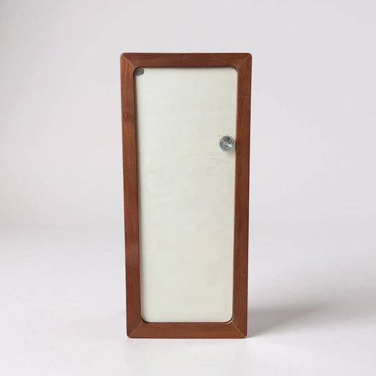Mid Century modern long danish teak wood mirror