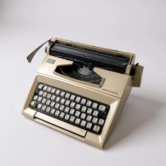 Vintage 1970s British Made Smith Corona Courier Portable Typewriter