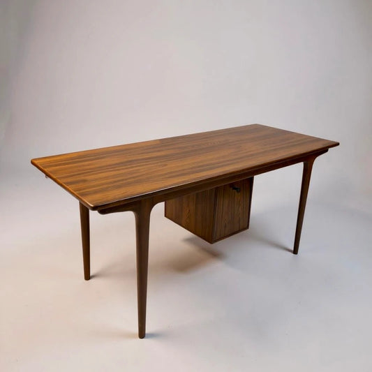 Rare Gunni Omann for Omann Jun Rosewood Floating Storage Shelf Coffee Table, c. 1960