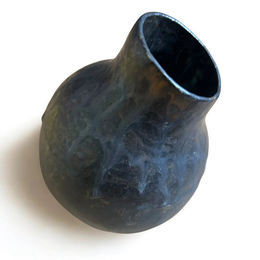 Mid Century Studio Pottery by Averil Ainsley Black Vase