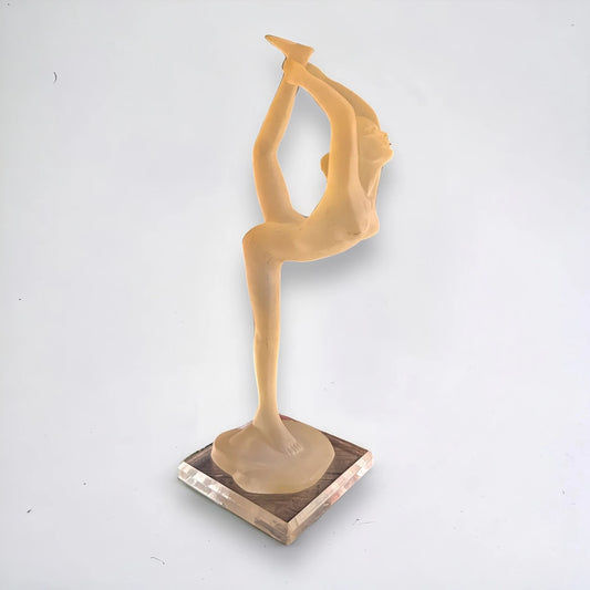 Vintage 1990s Lucite Art Deco Style Sculpture