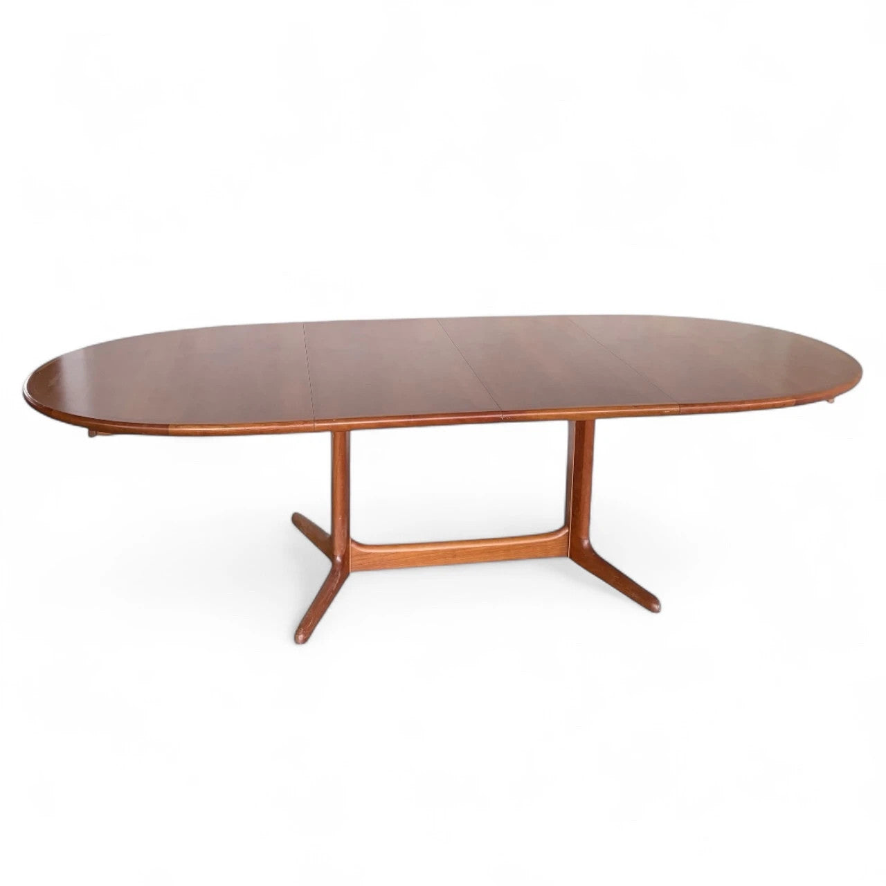 Drylund Teak Extending Dining Table | Danish Mid-Century Modern | Two Leaf Extension