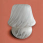 Vintage 1970s Peill & Putzler Mottled Mushroom Glass Table Lamp