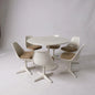 Maurice Burke for Arkana Tulip Dining Set – Round Table & 6 Chairs, Mid-Century Modern
