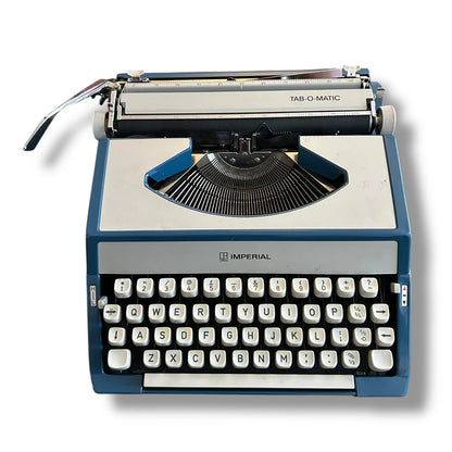 Mid Century Modern Imperial Portable Typewriter