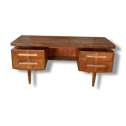 Mid Century G Plan Floating Desk | Vintage Teak Office Writing Desk
